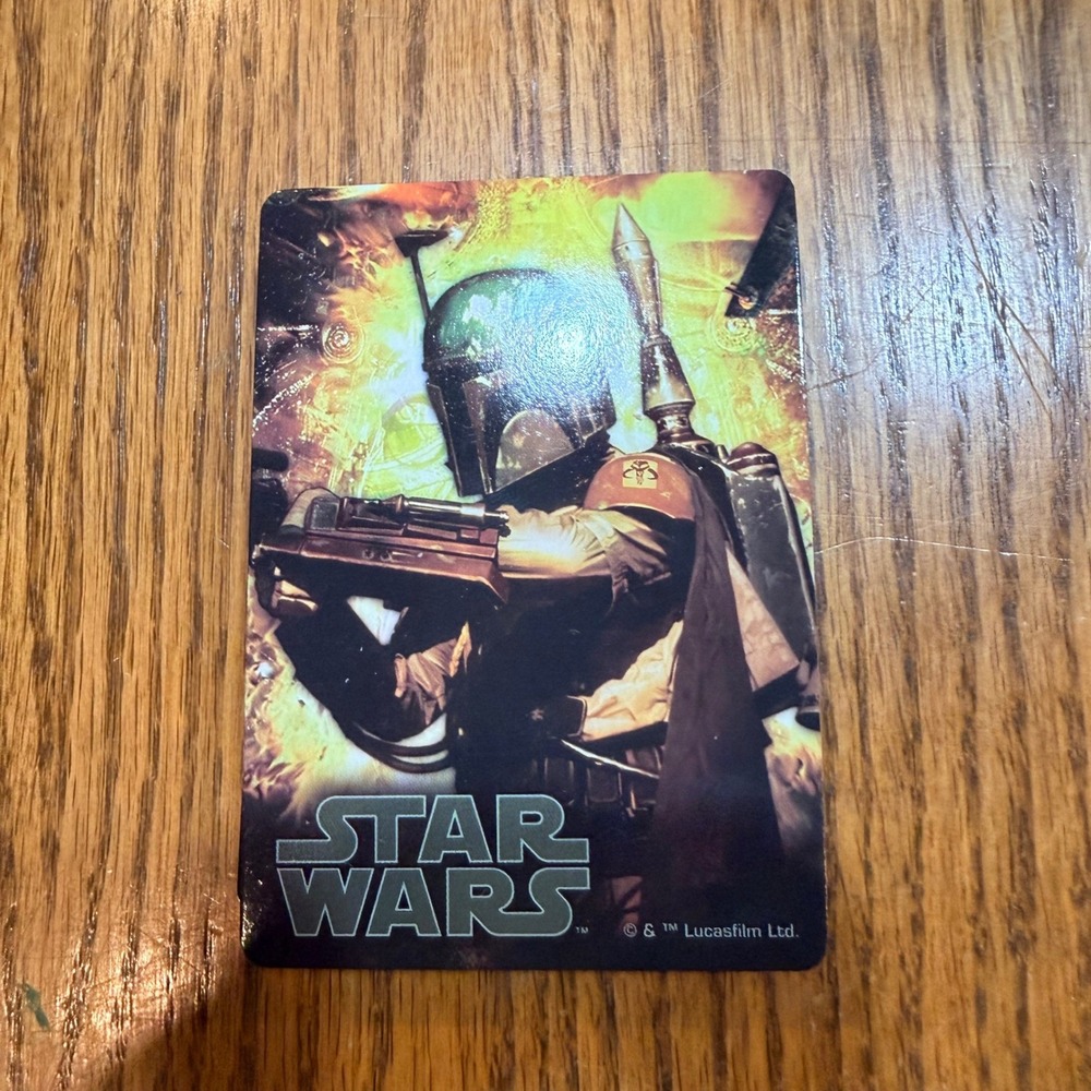 Star Wars Boba Fett Playing Cards Disney Lucasfilm Mandalorian Artwork Deck - Picture 5 of 7